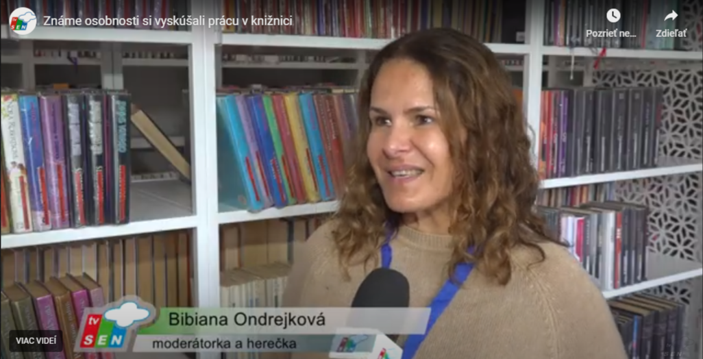Známe osobnosti si vyskúšali prácu v knižnici